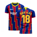 Catalonia 2022-2023 Home Concept Football Kit (Libero) (JORDI ALBA 18)