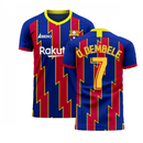 Catalonia 2022-2023 Home Concept Football Kit (Libero) (O DEMBELE 7)