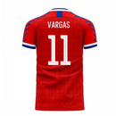 Chile 2020-2021 Home Concept Football Kit (Viper) (VARGAS 11)
