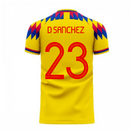 Colombia 2020-2021 Home Concept Football Kit (Libero) (D SANCHEZ 23)
