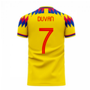 Colombia 2020-2021 Home Concept Football Kit (Libero) (DUVAN 7)