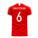 Denmark 2020-2021 Home Concept Football Kit (Viper) (CHRISTENSEN 6)