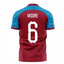 East London 2020-2021 Home Concept Football Kit (Libero) (MOORE 6)