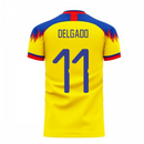 Ecuador 2020-2021 Home Concept Football Kit (Libero) (DELGADO 11)