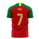 Portugal 2020-2021 Home Concept Football Kit (Airo) (FIGO 7)