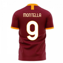 Roma 2020-2021 Home Concept Football Kit (Libero) (MONTELLA 9)