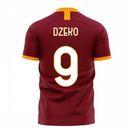 Roma 2020-2021 Home Concept Football Kit (Libero) - No Sponsor (DZEKO 9)