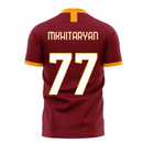 Roma 2020-2021 Home Concept Football Kit (Libero) - No Sponsor (MKHITARYAN 77)