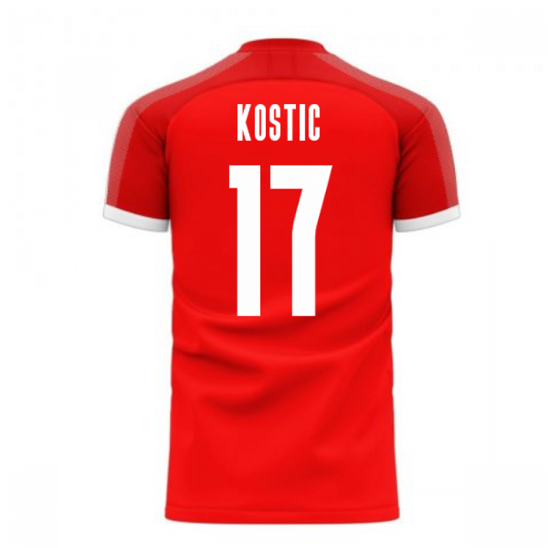 Serbia 2020-2021 Home Concept Football Kit (Libero) (KOSTIC 17)