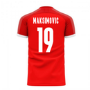 Serbia 2020-2021 Home Concept Football Kit (Libero) (MAKSIMOVIC 19)