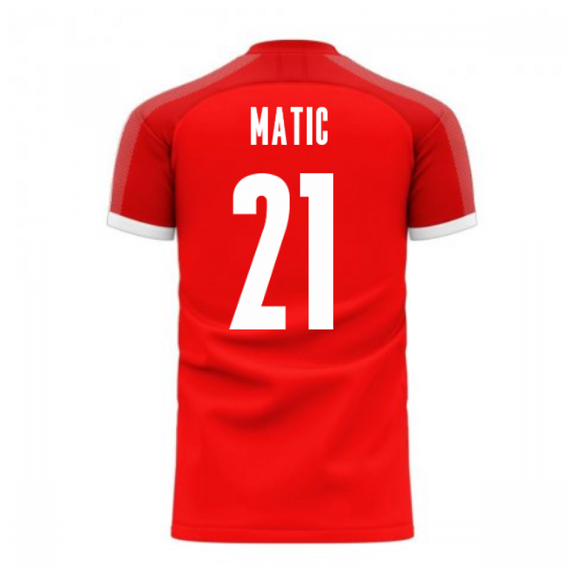 Serbia 2020-2021 Home Concept Football Kit (Libero) (MATIC 21)