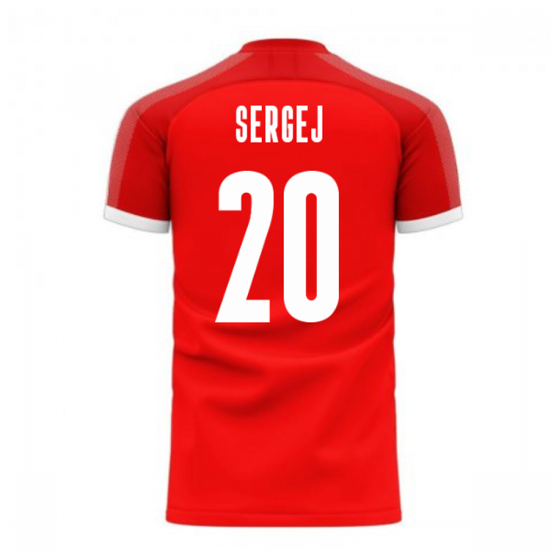 Serbia 2020-2021 Home Concept Football Kit (Libero) (SERGEJ 20)