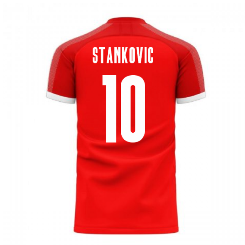 Serbia 2020-2021 Home Concept Football Kit (Libero) (STANKOVIC 10)