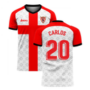Seville 2020-2021 Home Concept Football Kit (Libero) (CARLOS 20)