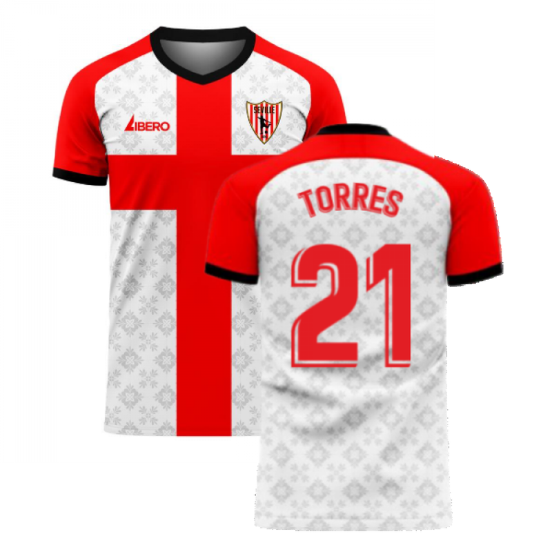 Seville 2020-2021 Home Concept Football Kit (Libero) (TORRES 21)