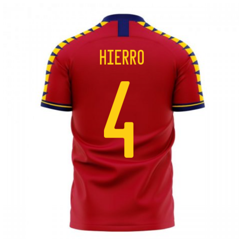 Spain 2020-2021 Home Concept Football Kit (Libero) (HIERRO 4)