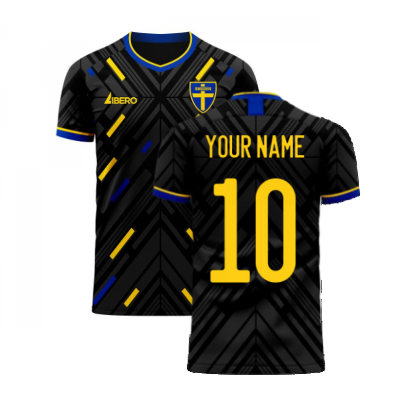 Sweden 2020-2021 Away Concept Football Kit (Libero) (Your Name)