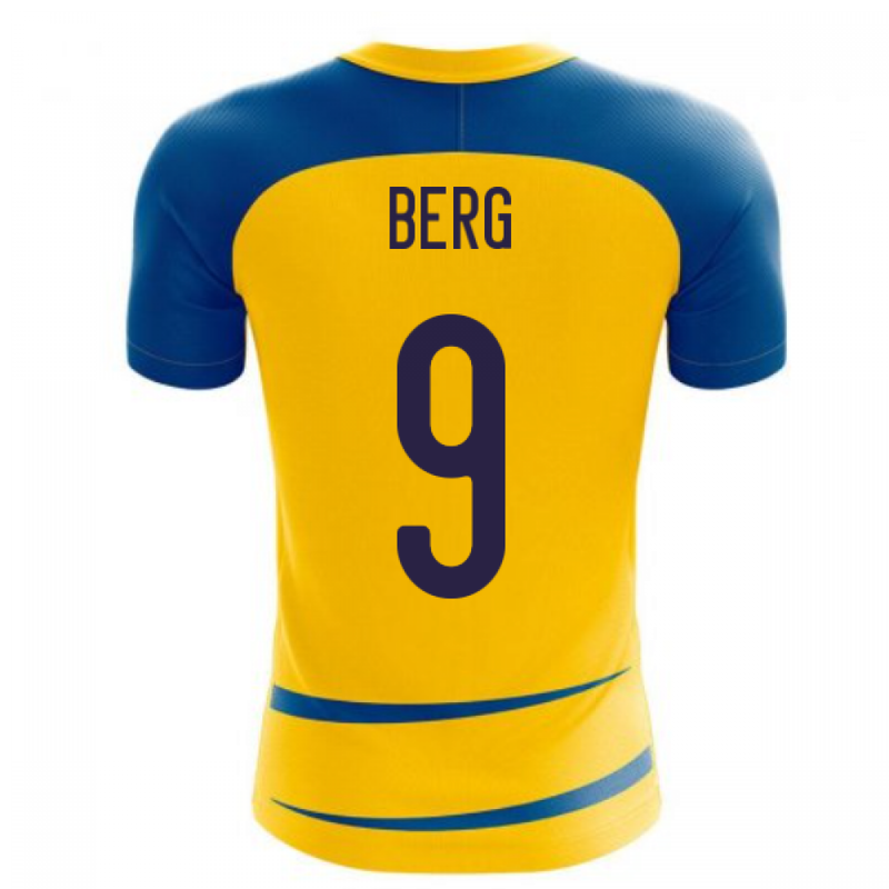 Sweden 2020-2021 Home Concept Football Kit (Airo) (BERG 9)
