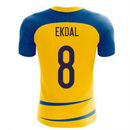 Sweden 2020-2021 Home Concept Football Kit (Airo) (EKDAL 8)