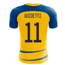 Sweden 2020-2021 Home Concept Football Kit (Airo) (GUIDETTI 11)
