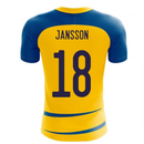 Sweden 2020-2021 Home Concept Football Kit (Airo) (JANSSON 18)
