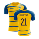 Sweden 2020-2021 Home Concept Football Kit (Airo) (KULUSEVSKI 21)