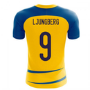 Sweden 2020-2021 Home Concept Football Kit (Airo) (LJUNGBERG 9)