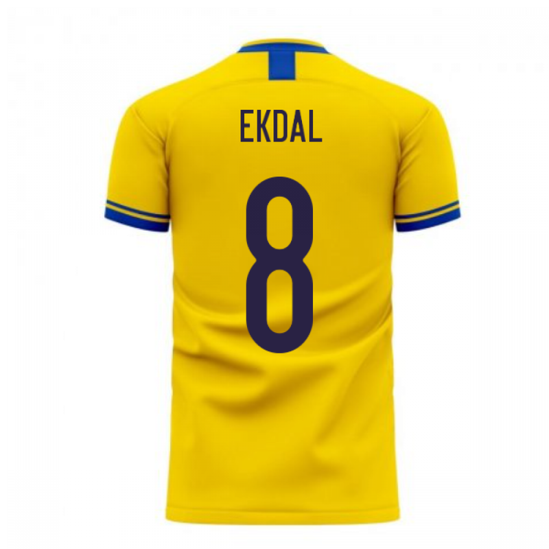 Sweden 2020-2021 Home Concept Football Kit (Libero) (EKDAL 8)