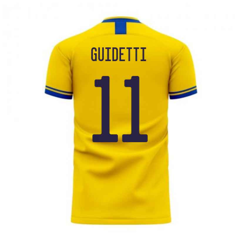 Sweden 2020-2021 Home Concept Football Kit (Libero) (GUIDETTI 11)