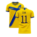 Sweden 2020-2021 Home Concept Football Kit (Libero) (ISAK 11)