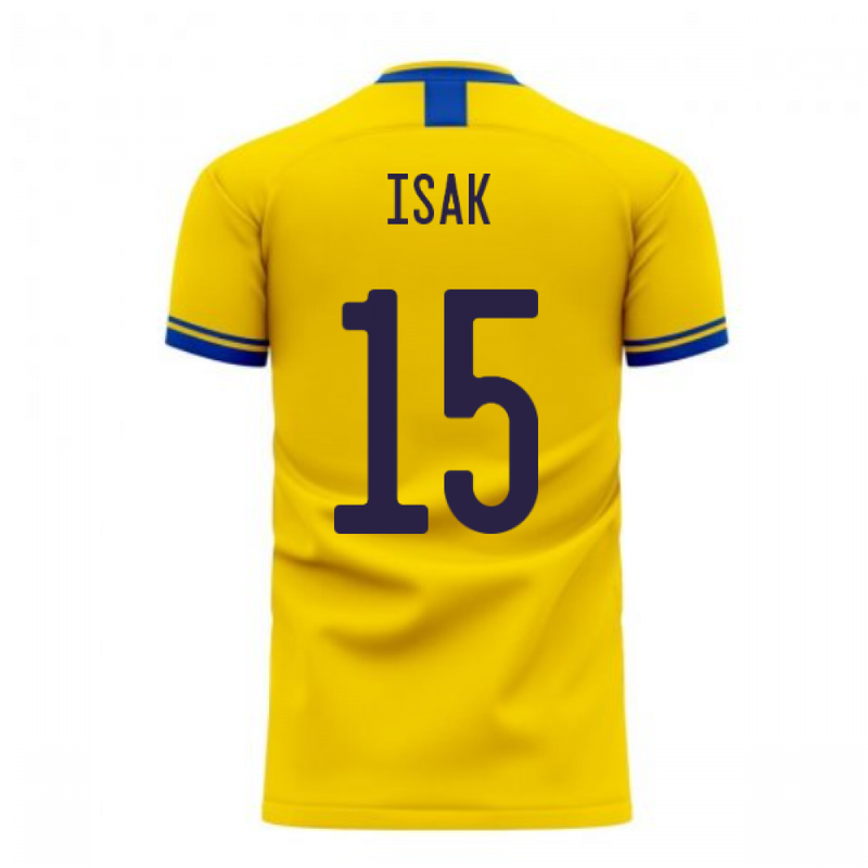 Sweden 2020-2021 Home Concept Football Kit (Libero) (ISAK 15)