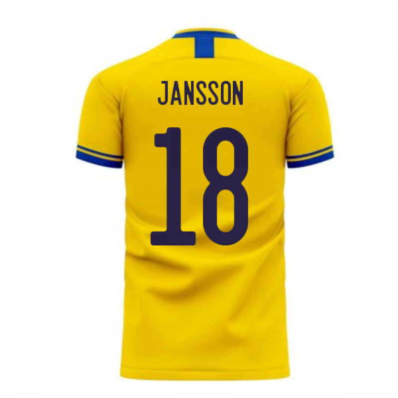 Sweden 2020-2021 Home Concept Football Kit (Libero) (JANSSON 18)