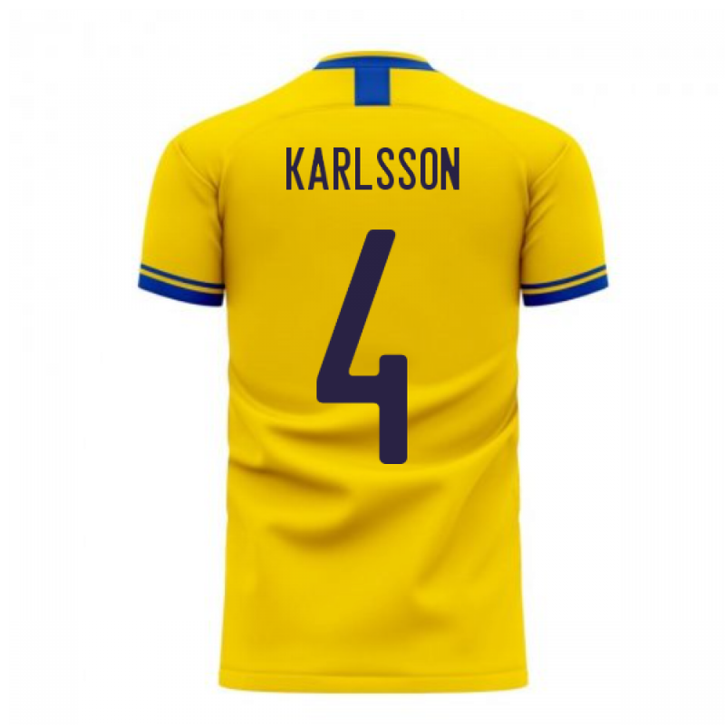 Sweden 2020-2021 Home Concept Football Kit (Libero) (KARLSSON 4)