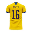 Sweden 2020-2021 Home Concept Football Kit (Libero) (KRAFTH 16)