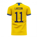 Sweden 2020-2021 Home Concept Football Kit (Libero) (LARSSON 11)