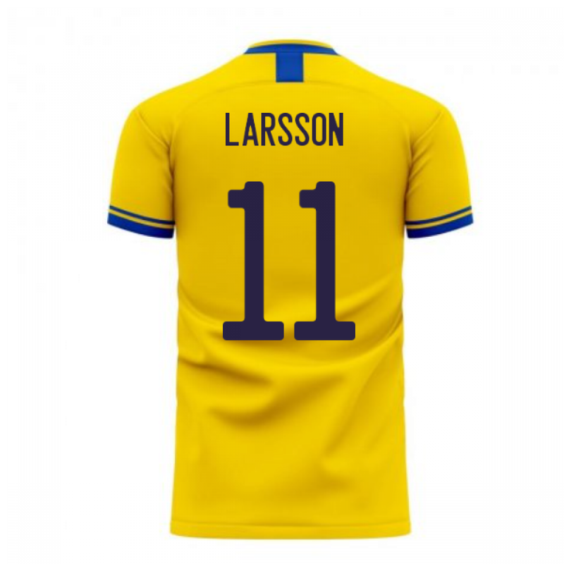 Sweden 2020-2021 Home Concept Football Kit (Libero) (LARSSON 11)