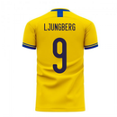 Sweden 2020-2021 Home Concept Football Kit (Libero) (LJUNGBERG 9)