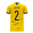 Sweden 2020-2021 Home Concept Football Kit (Libero) (LUSTIG 2)