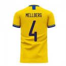 Sweden 2020-2021 Home Concept Football Kit (Libero) (MELLBERG 4)