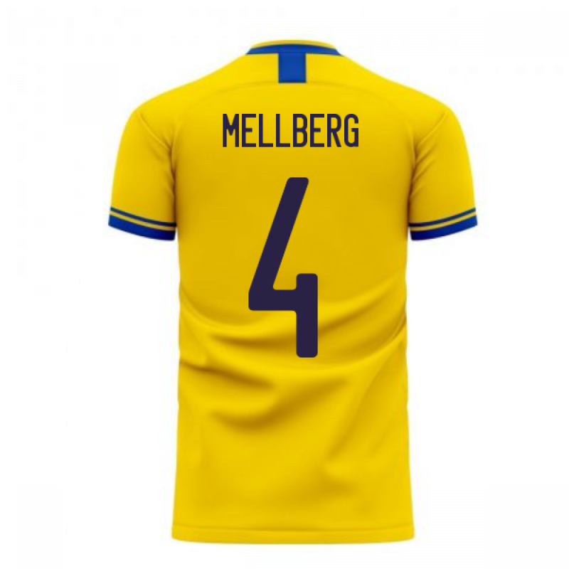 Sweden 2020-2021 Home Concept Football Kit (Libero) (MELLBERG 4)