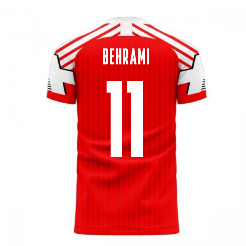 Switzerland 2020-2021 Retro Concept Football Kit (Libero) (BEHRAMI 11)