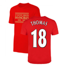 The Invincibles 49 Unbeaten T-Shirt (Red) (THOMAS 18)