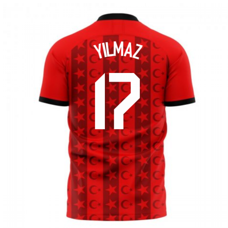 Turkey 2020-2021 Home Concept Football Kit (Libero) (YILMAZ 17)