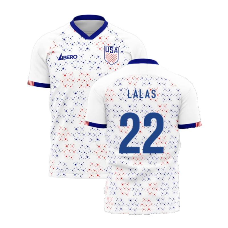 United States 2023-2024 Home Concept Football Kit (Libero) (LALAS 22)