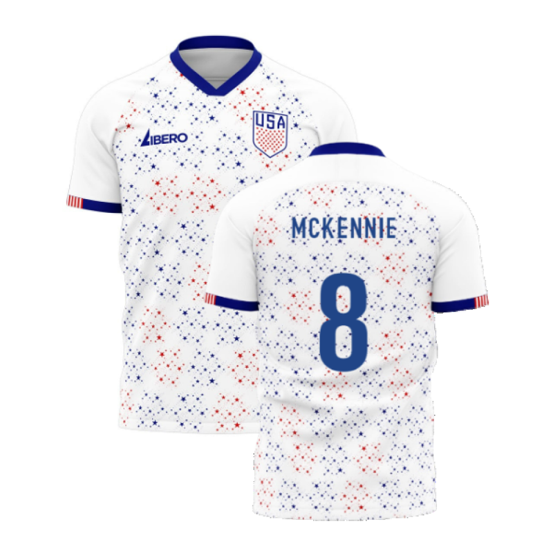 United States 2023-2024 Home Concept Football Kit (Libero) (MCKENNIE 8)