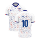 United States 2023-2024 Home Concept Football Kit (Libero) (PULISIC 10)