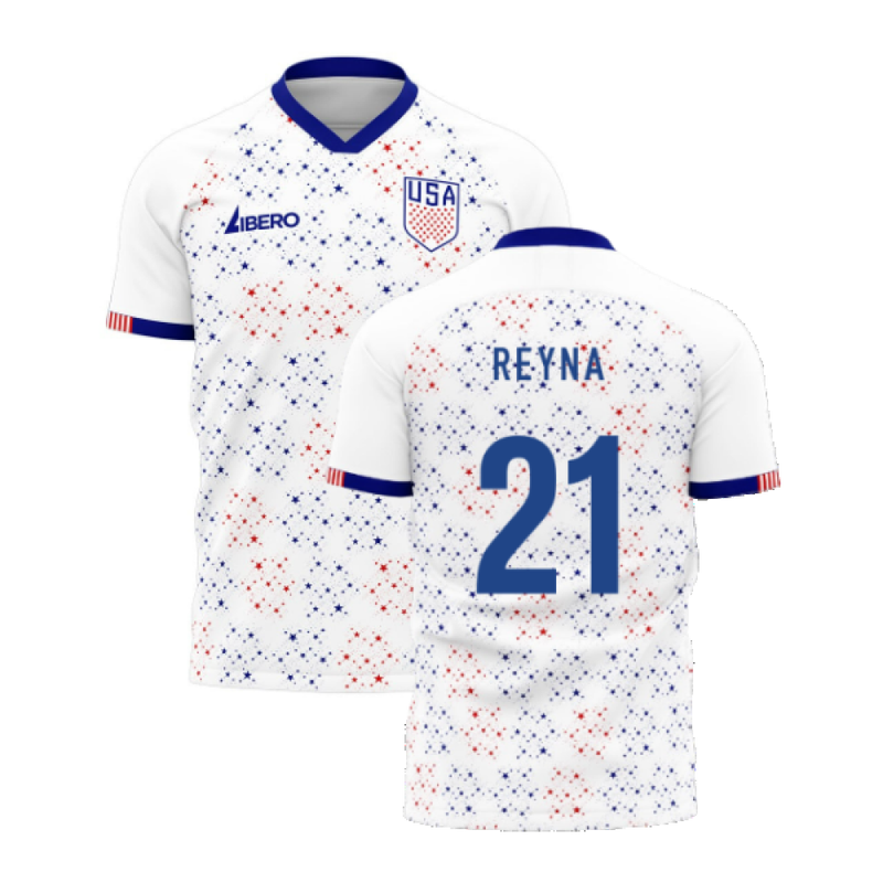United States 2023-2024 Home Concept Football Kit (Libero) (REYNA 21)