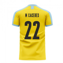 Uruguay 2020-2021 Away Concept Football Kit (Libero) (M. CACERES 22)