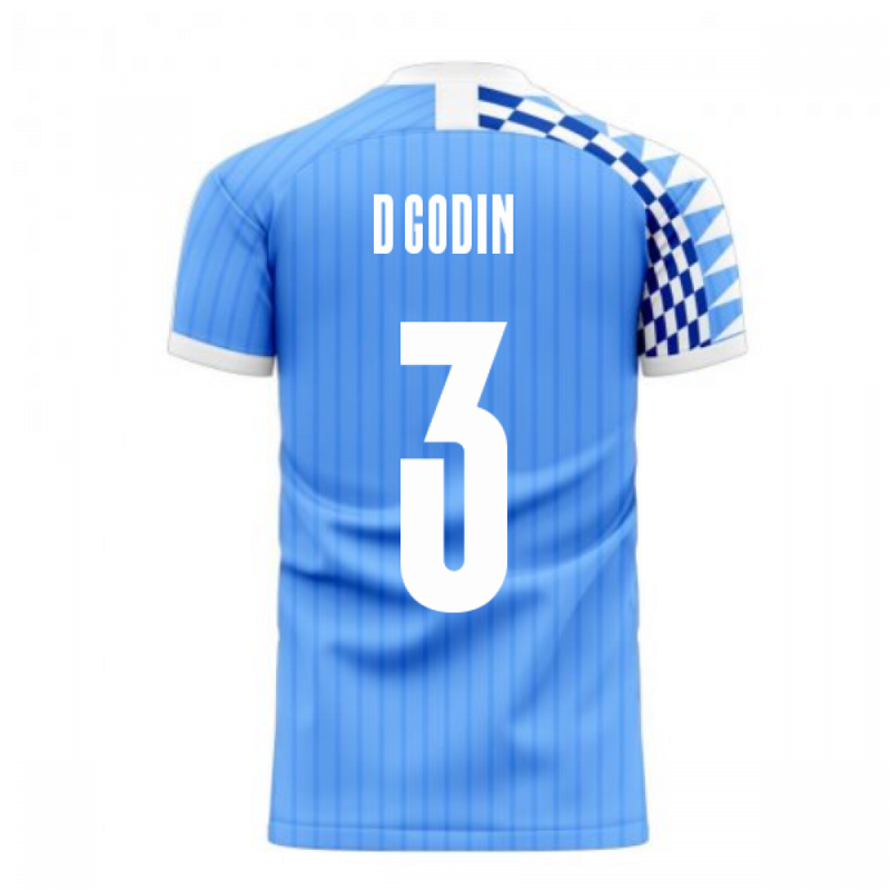 Uruguay 2020-2021 Home Concept Football Kit (Libero) (D.GODIN 3)