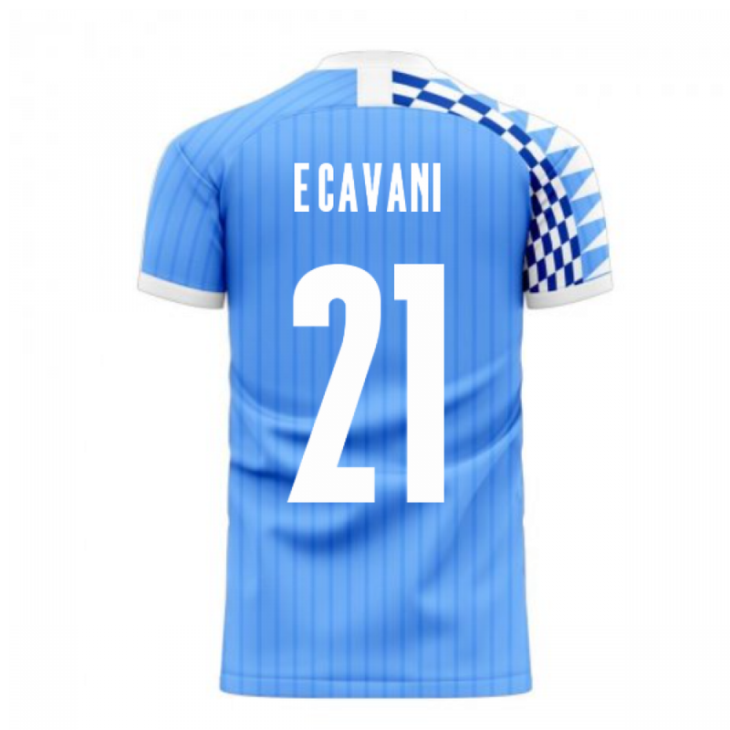 Uruguay 2020-2021 Home Concept Football Kit (Libero) (E.CAVANI 21)